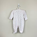 Load image into Gallery viewer, Kissy Kissy White Pink Footie 6-9 Months
