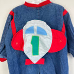 Load image into Gallery viewer, Vintage Tokyo Mate Denim Airplane Boiler Suit 3T
