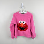 Load image into Gallery viewer, Vintage Y2K Pink Sesame Street Elmo Fleece Pullover 5T
