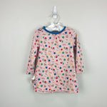 Load image into Gallery viewer, Mini Boden Reversible Elizabethan Blue Stripe Farm Dress 6-12 Months
