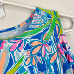 Load image into Gallery viewer, Lilly Pulitzer Girls Pop Up Jungle Hoppin Linn Cold Shoulder Dress Large 8-10
