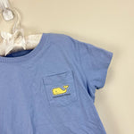 Load image into Gallery viewer, Vineyard Vines Girls Whale Pocket Tee XS 5-6
