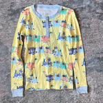 Load image into Gallery viewer, TBBC Sutton's Sweet Dream Pajamas Set Party Train with Buckhead Blue 8 NWOT
