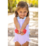 Load image into Gallery viewer, The Beaufort Bonnet Company Sisi Sunsuit Lauderdale Lavender with Dunmore Doo-Dad 2T NWT
