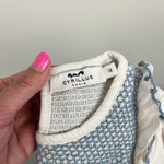 Load image into Gallery viewer, Cyrillis Paris Long Sleeve Smocked Ruffle Blouse 12
