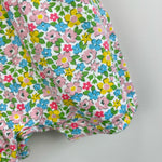 Load image into Gallery viewer, Mini Boden Organic Newborn Overalls Aqua Spring Floral 3-6 Months
