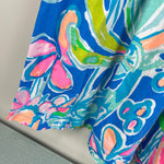 Load image into Gallery viewer, Lilly Pulitzer Girls Pop Up Jungle Hoppin Linn Cold Shoulder Dress Large 8-10
