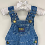 Load image into Gallery viewer, Vintage OshKosh B'gosh Blue Jean Overalls 9 months USA
