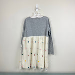 Load image into Gallery viewer, Hanna Andersson Sprinkle Dress Soft Tulle Heather Gray 120 cm 6-7
