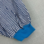 Load image into Gallery viewer, Vintage Little by Little Striped Bubble Jeans 12 Months
