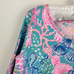 Load image into Gallery viewer, Lilly Pulitzer Girls Mini Geanna Dress Multi Splendor in the Sand M 6-7

