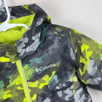 Load image into Gallery viewer, Columbia Frosty Slope Ski Jacket City Grey Brushed Camo/Bright Chartreuse 2T
