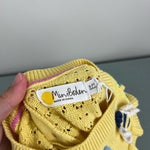 Load image into Gallery viewer, Mini Boden Pointelle Knit Sweater Top Soft Lemon 8-9 NWOT
