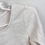 Load image into Gallery viewer, Old Navy Long-Sleeve Pointelle-Knit Top for Girls Creme De La Creme 8

