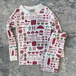 Load image into Gallery viewer, Hanna Andersson Christmas Cookie Long John Pajamas 110 cm 5T
