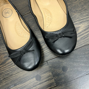 Girls SO Black Bow Ballet Flats 13