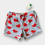 Load image into Gallery viewer, Mini Boden Toweling Heart Print Shorts 12 NWT
