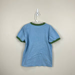 Load image into Gallery viewer, Mini Boden Short Sleeve Airplane Applique Ringer Tee 7-8

