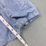 Load image into Gallery viewer, Vintage OshKosh B'gosh Blue Jean Shortalls 3-6 Months
