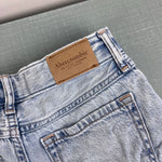 Load image into Gallery viewer, Abercrombie Kids Mid Rise Baggy Denim Short 7/8
