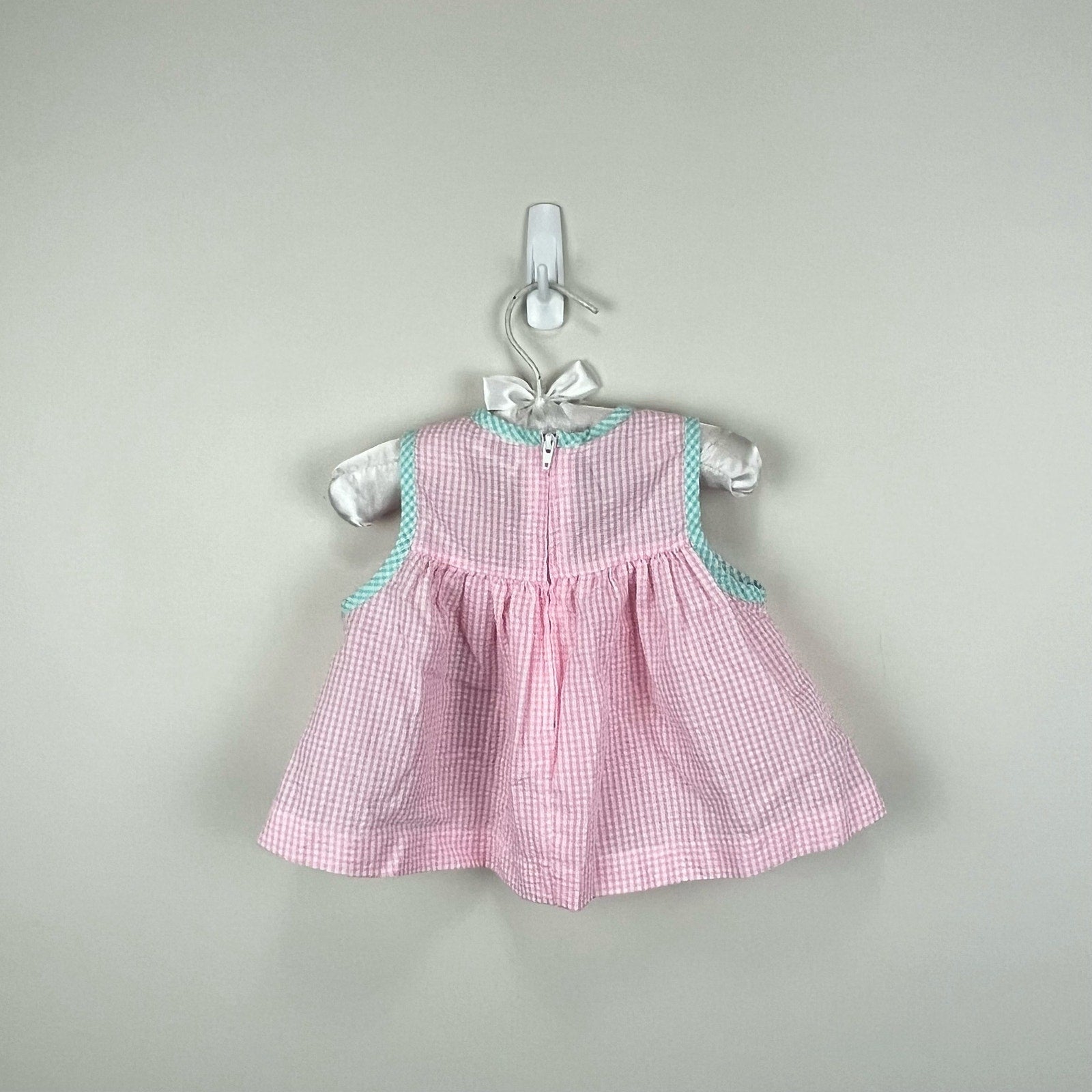 Vintage Good Lad Pink Gingham Carousel Dress Set 3-6 Months