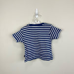 Load image into Gallery viewer, JoJo Maman Bebe Stripe T-Shirt 6-12 Months NWT
