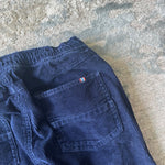Load image into Gallery viewer, Mini Boden Cozy Corduroy Drawcord Trousers Navy Blue 10
