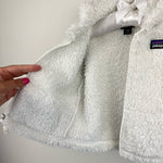 Load image into Gallery viewer, Patagonia Baby Furry Friends Fleece Hoody Birch White 3-6 Months
