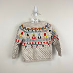 Load image into Gallery viewer, Hanna Andersson Novelty Holiday Sweater Set Rainbow Gnomes 80 cm 18-24 Months
