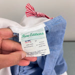 Load image into Gallery viewer, Vintage Rare Editions 1 2 3 Chambray Blue School Dress 4T USA
