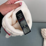 Load image into Gallery viewer, Hunter Kids Cable Knit Cuff Welly Boot Socks for the Hunter Original White Large 1-3
