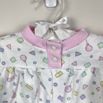 Load image into Gallery viewer, Fisher-Price Kidswear Pastel Confetti Coverall Romper Newborn USA

