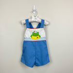 Load image into Gallery viewer, Vintage Tiny Tots Originals Frog Shortall Romper 24 Months
