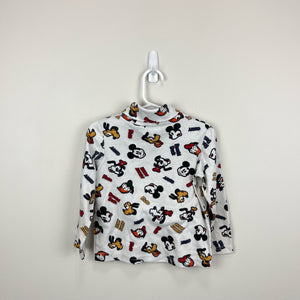 Vintage Mickey & Co Turtleneck Top 4T