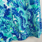 Load image into Gallery viewer, Lilly Pulitzer Girls Mini Sophie Ruffle Dress Sea Glass Aqua Seeing Double XS NWT
