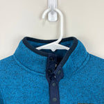 Load image into Gallery viewer, L.L. Bean Kids Sweater Fleece Half Snap Pullover Blue Medium 5-6
