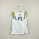 Load image into Gallery viewer, Jacadi Paris Girl T-shirt With Liberty Fabric Sleeves 8 NWT
