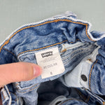 Load image into Gallery viewer, Vintage Levi's Cinched Waist Blue Jean Shorts 6
