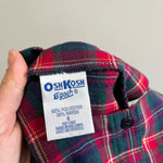 Load image into Gallery viewer, Vintage OshKosh B&#39;gosh Plaid Jumper Dress 6
