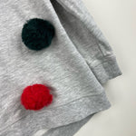 Load image into Gallery viewer, Tucker + Tate Gray Pom Pom Sweatshirt 7
