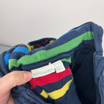 Load image into Gallery viewer, JoJo Maman Bebe Zippered Dinosaur Applique Hoodie Sweatshirt Navy 2-3
