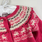 Load image into Gallery viewer, Janie and Jack Fair Isle Reindeer Cardigan 12-18 Months
