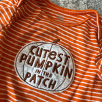 Load image into Gallery viewer, Little Me Halloween Pumpkin Set 9 Months
