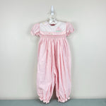 Load image into Gallery viewer, Carriage Boutiques Smocked Pink Sailboat Jumpsuit 24 Months
