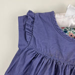 Load image into Gallery viewer, Mini Boden Pretty Cord Dress Purple 2-3
