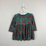 Load image into Gallery viewer, Hanna Andersson Long Sleeve Dress Poinsettia Patch 75 cm 12-18 Months
