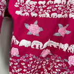 Load image into Gallery viewer, Vintage Puff Paint Animal and Flower Sweatshirt
