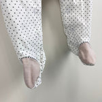 Load image into Gallery viewer, Mayoral Knit Polkadot Babygrow Applique Bunny Footie 1-2 Months

