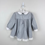 Load image into Gallery viewer, Vintage Nannette Applique Scottie Dog Eyelet Ruffle Dress 18 Months
