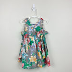 Load image into Gallery viewer, Vintage Polly Flinders Floral Wrap Bow Dress 5T USA
